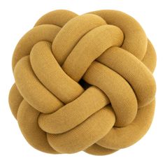 a knoted cushion on a white background