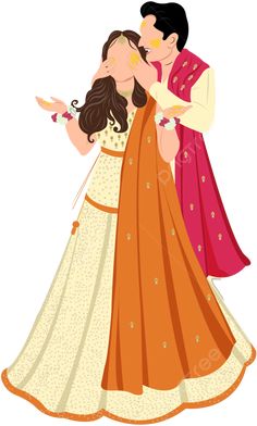 Wedding Clipart Png, Aesthetic Codes, Indian Mehendi, Wearing Outfits, Wedding Illustrations