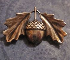 Acorn And Oak, Mighty Oaks, Silver Oak, Oak Leaves, Oak Leaf, Pine Cones, Vintage Brooches, Lalique, No. 2