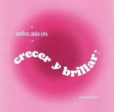 a pink background with the words green is brims written in white