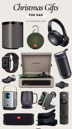 christmas gifts for dad from father's day to the holidays, including headphones and other electronic gadgets