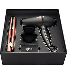 GHD Rose gold deluxe set Blow Dry Curls, Trendy Bob, Tutorial Ideas, Trendy Hairstyle