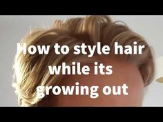 Lockdown Tutorial: How to style hair while it's growing out | Compare Grooming Growing Out A Pixie Stages Of Tips, How To Grow Out Shaved Side, Ideas For Growing Out Short Hair, Hair Styles For Growing Out Hair, How To Style Growing Out Hair, Letting Hair Grow Out, Styles To Grow Out Short Hair, Short To Long Hair Growth, Awkward Hair Stage