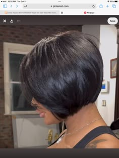 Natural Hair Bobs For Black Women, Jaw Length Bob Black Women, Short Bobs For Black Women, Bobs On Black Women Real Hair, Modern Bob Hairstyles, Hype Hair