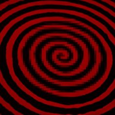 an abstract red and black background with spirals