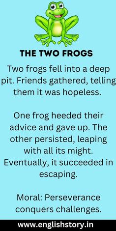 the two frogs poem for kids