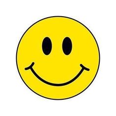 a yellow smiley face with two black eyes