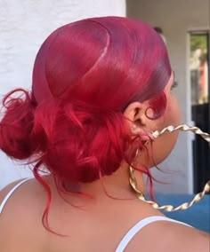 Red Updo, Event Hairstyles, Teenage Hairstyles, Girly Hairstyles, Silk Press Natural Hair, Girly Outfit, Bun Styles, Cute Braided Hairstyles