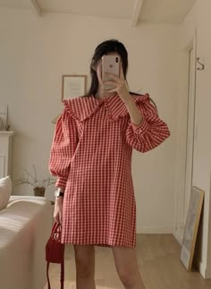 Playful Outfits For Women, Prarie Core Fashion, Kitsch Outfit, Gingham Dress Outfit, Vintage Spring Outfits, Gaun Koktail, Boxy Blouse, Modest Fashion Outfits, Mode Inspo