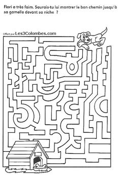 a maze that is filled with letters and numbers to help kids learn how to use it