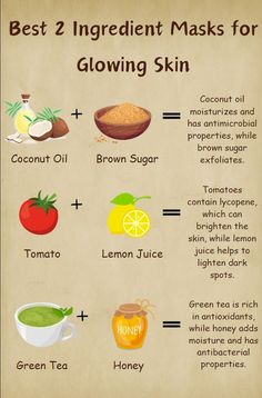 beauty tips, beauty hacks  #beautytips #skincare #tips Glow Your Skin, Homemade Makeup Remover, Face Mask For Glowing Skin, Mask For Glowing Skin, Glowing Skin Routine, Brown Sugar Scrub, Green Tea And Honey