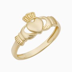 Claddagh Ring – Oradina Claddaugh Ring, Eternal Symbol, Karat Sizes, Diamond Claddagh Ring, Gold Claddagh Ring, Pink Clothes, Claddagh Ring, Claddagh Rings, Heart Top