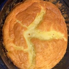 a close up of a pie in a pan