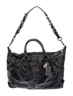 Coach 1941 Shoulder BagBlack Patent LeatherBrass HardwareRolled Handles & Chain-Link Shoulder StrapSatin Lining & Three Interior PocketsZip Closure at TopIncludes Dust Bag Wishlist 2024, Coach 1941, Designer Gifts, Flat Sneakers, Bag Handle, Chanel Shoes, Christmas Wishlist, Louboutin Shoes, Christian Louboutin Shoes