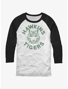 Stranger Things Experience, Hawkins High School, Plus Size Fits, Socks And Tights, Sweaters And Jeans, Tigers, Stranger Things, Sweater Hoodie, Long Sleeve Tshirt Men