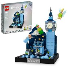 the lego disney castle has been opened and is ready to be used as a toy