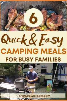 quick and easy RV meals Van Life Cooking, Camping Meal Plan, Rv Must Haves, Easy Meals To Make, Camp Meals, Camping Meal