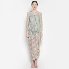 Kimono Outer, Lace Outer, Modern Kebaya, Cute Formal Dresses, Gamis Dress