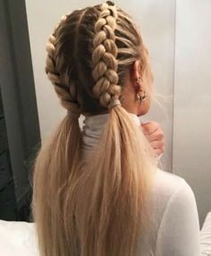 25+ Cute Back to School Hairstyles for Girls - HubPages Braid Hairstyle Ideas, Braid Hairstyle, Pinterest Hair, Christmas Hairstyles, Penteado Cabelo Curto, Easy Braids, Easy Hairstyles For Long Hair, Box Braids Hairstyles, Braided Ponytail