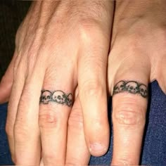 Funky Tattoos, Ring Tattoos, Poke Tattoo, Hand Tattoos For Guys, Black Ink Tattoos, Dope Tattoos, Little Tattoos, Matching Tattoos, Piercing Tattoo