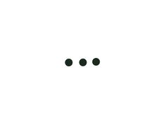 three black dots on a white background