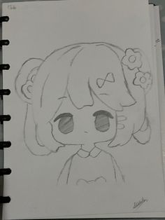 Cute Chibi Sketch, Ideas De Dibujos Aesthetic Faciles, Dibujos Sencillos Aesthetic, Easy Chibi Drawings, Chibi Sketch, Cute Sketches, Cool Pencil Drawings, Pencil Drawings Easy, Sketches Tutorial