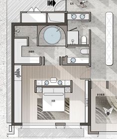 the floor plan for a small apartment