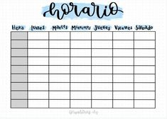 a printable calendar with spanish words on it