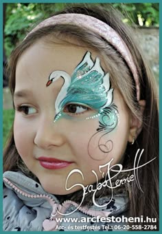 Swan eye design Bodysuit Tattoos, Zoo Ideas, Doll Face Paint