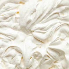 a close up view of whipped cream