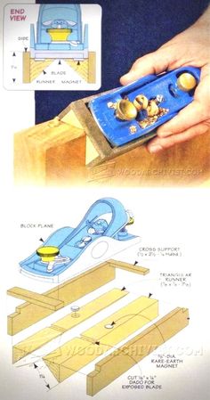 an instruction manual for how to make a wooden toy plane with wheels and handles, including the