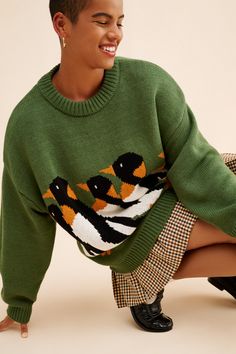 Rent Waddle Crewneck Sweater from Nuuly. Pick 6 items for $98/month. Free shipping + returns. California Cool, Crewneck Sweater, Crew Neck Sweater, Sweaters & Cardigans, Cardigans, Knitwear, California, Crew Neck, Free Shipping