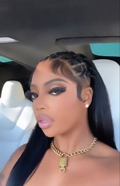 Rubberband Hairstyles Black Women Weave, Rubberband Hairstyles Straight Hair, Dearra Hairstyles, Jayda Wayda Braids, Girls Hairstyles Braids, Dope Hairstyles, Hair Ponytail Styles, Ponytail Styles