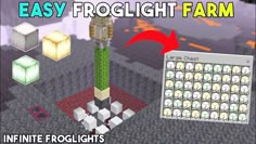 an image of a video game showing how to use the easy froglight farm in minecraft