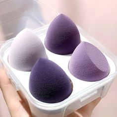 Beauty Blender Makeup Sponge Pack Details: Dimensions: 2.36" x 1.57" Materials: Hydrophilic Polyurethane Foam (Latex Free) Colors: Green, Purple, Pink Quantity in a Set: 4 pcs/box, 8 pcs/box Beauty Blender Set, Cushion Makeup, Beauty Blender Sponge, Blender Makeup, Makeup Blending, It Cosmetics Foundation, Beauty Blenders, Blush Beauty, Nail Drawing