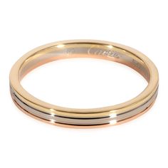 Cartier Vendme Louis Cartier Wedding Band In 18k 3 Tone Gold Wedding Band / Mixed Cartier Cartier Wedding Band, Cartier Wedding Bands, Gold Wedding Band, Gold Wedding, Cartier, Types Of Metal, Wedding Band, Limited Time, Gold Color