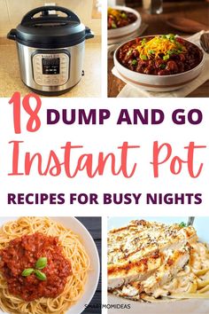 Instant Pot Recipes Make Ahead, Instant Pot Recipes For Camping, 30 Min Instant Pot Meals, Quick Easy Instapot Meals, Instapot Quick Meals, Insta Pot Quick Meals, Rainy Day Instapot Recipes, Instant Pot One Pot Meals Dinners, Instant Pot Meal Ideas