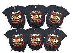 Family Thanksgiving 2024 Matching Shirt, Thankful For My Family Tees, Thanksgiving Dinner Shirt, Pumpkin Family Shirt, Autumn Family Shirt Welcome to our store! We will be happy to welcome you with our quality products and friendly service. Many products you need are here, we wish you pleasant shopping! PRODUCT DETAILS For printing, we use Bella Canvas and Gildan SoftStyle brand shirts, which are the best in the industry. **Bella Canvas** -unisex size -4.2 oz. -Solid colors are 100% Combed Cotto Thanksgiving Shirt Ideas For Family, Thanksgiving Shirts For Family, Matching Thanksgiving Shirts, Family Thanksgiving Shirts, Thankful For My Family, Pumpkin Family, Thanksgiving 2024, Thanksgiving Family, Family Thanksgiving