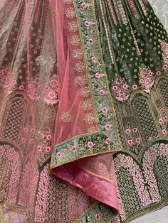 Discover the perfect choice for your wedding day with our magical Mehendi-green thread work velvet wedding lehenga choli with dupatta from Ethnic Plus. This exquisite ensemble is crafted with attention to detail, using heavy velvet for both the lehenga and choli, and soft net for the dupatta, to create a luxurious and traditionally charming outfit.
The choli comes with 1 meter of unstitched fabric, allowing you to tailor it to your exact measurements for a perfect fit. The enchanting embroidery Green Lehenga With Intricate Embroidery For Wedding, Traditional Green Sharara For Wedding, Green Wedding Gown With Pallu Detailing, Green Wedding Gown With Pallu, Green Choli With Intricate Embroidery For Wedding, Wedding Green Choli With Intricate Embroidery, Green Wedding Choli With Intricate Embroidery, Velvet Traditional Wear With Zari Work For Ceremonies, Anarkali Wedding Velvet Lehenga