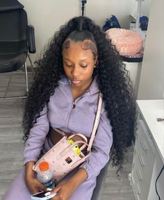 Curly Half Up Half Down Weave Synthetic, Up In Down Hairstyles Black, Wet Wavy Half Up Half Down, Half Up And Half Down Sew In, Half Up Have Down Ponytail, Half Up Half Down Dramatic Edges, Deep Curly Half Up Half Down, Half Up Half Down With Curly Weave, Curly Have Up Half Down Weave