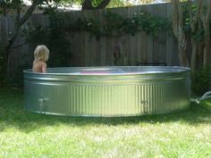 Stock Tank Pool 2 Urban Farmstead, Spa In Casa, Galvanized Tub, Diy Tank