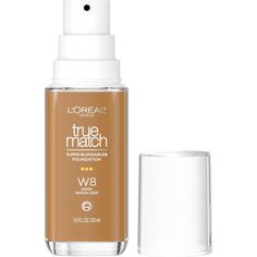 Tomorrow Buy L'Oreal Paris True Match Super-Blendable Foundation, W8 Warm Medium Deep, 1 fl oz at Walmart.com Loreal Paris True Match, Warm Makeup, True Match Foundation, Loreal True Match, Spf Makeup, Medium Coverage Foundation, Foundation With Spf, Skin Undertones, Gloss Labial