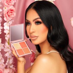 Keep Blushin' with our versatile blush quad💗, designed to enhance your natural beauty with a stunning array of shades. This quad features a harmonious blend of soft matte pink and peachy tones, along with a radiant highlight that perfectly complements every skin tone✨🌸. Achieve a subtle flush of color and a luminous glow, whether you're going for an everyday look or preparing for a night out🌙. Ingredients: BLUSH INGREDIENTS: TALC, MICA, MAGNESIUM STEARATE, SILICA, DIMETHICONE, ETHYLHEXYL PALM Shimmer Body Lotion, Tint Lipstick, Makeup Wipes, New Cosmetics, Lashes Beauty, Beauty Creations, Magnesium Stearate, Bright Pastels, Affordable Makeup