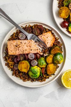 Red Rice Salmon Salad Recipe Salmon Salad Recipe, Salmon Salad Recipes, Allergen Free Recipes, Easy Rice, Soy Free Recipes, Easy Salmon Recipes