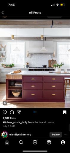 the kitchen is clean and ready to be used as a dining room or living room