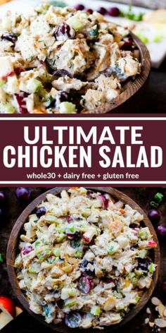 the ultimate chicken salad recipe is ready to be eaten