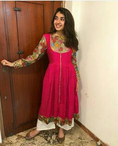 Kalamkari Kurta Designs, Anarkali Dress Pattern, Simple Kurta Designs, Designer Kurti Patterns, Simple Kurti Designs, Long Kurti Designs, Long Dress Design, Kurta Neck Design