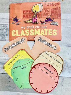 Sandwich Craft, Friendship Crafts, Friendship Lessons, Read Aloud Activities, Elementary Classroom Decor, First Day Of School Activities, Library Activities, Library Lessons