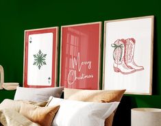 Cowgirl Christmas Wall Art, Trendy Holiday Decor, Cute Christmas Aesthetic, Girly Christmas Print, Xmas Poster, Set of 3, Digital Download - Etsy Preppy Christmas Decor, Cute Christmas Aesthetic, Trendy Holiday Decor, Green Coquette, Xmas Poster, Coquette Cowgirl, Cowgirl Christmas, Poster Set Of 3, Hearts Playing Cards