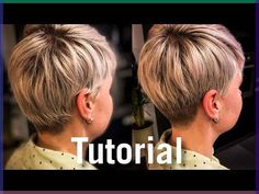 In this tutorial Kim and myself show you how to take care of your grown out pixiecut at home. Give it some love with a blue thumb up and don't forget to smas... Cut Short Hair At Home, Diy Pixie Cut, Diy Pixie Haircut Tutorials, Cut Hair At Home, Trim Your Own Hair, Fine Hair Pixie Cut, Cut Own Hair, Grown Out Pixie